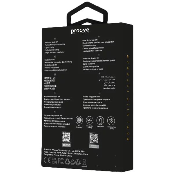 Фото - Защитное стекло для смартфона Proove для камеры Achilles Full Metal iPhone 17 Pro Max silver (CPPAFM17PM06)